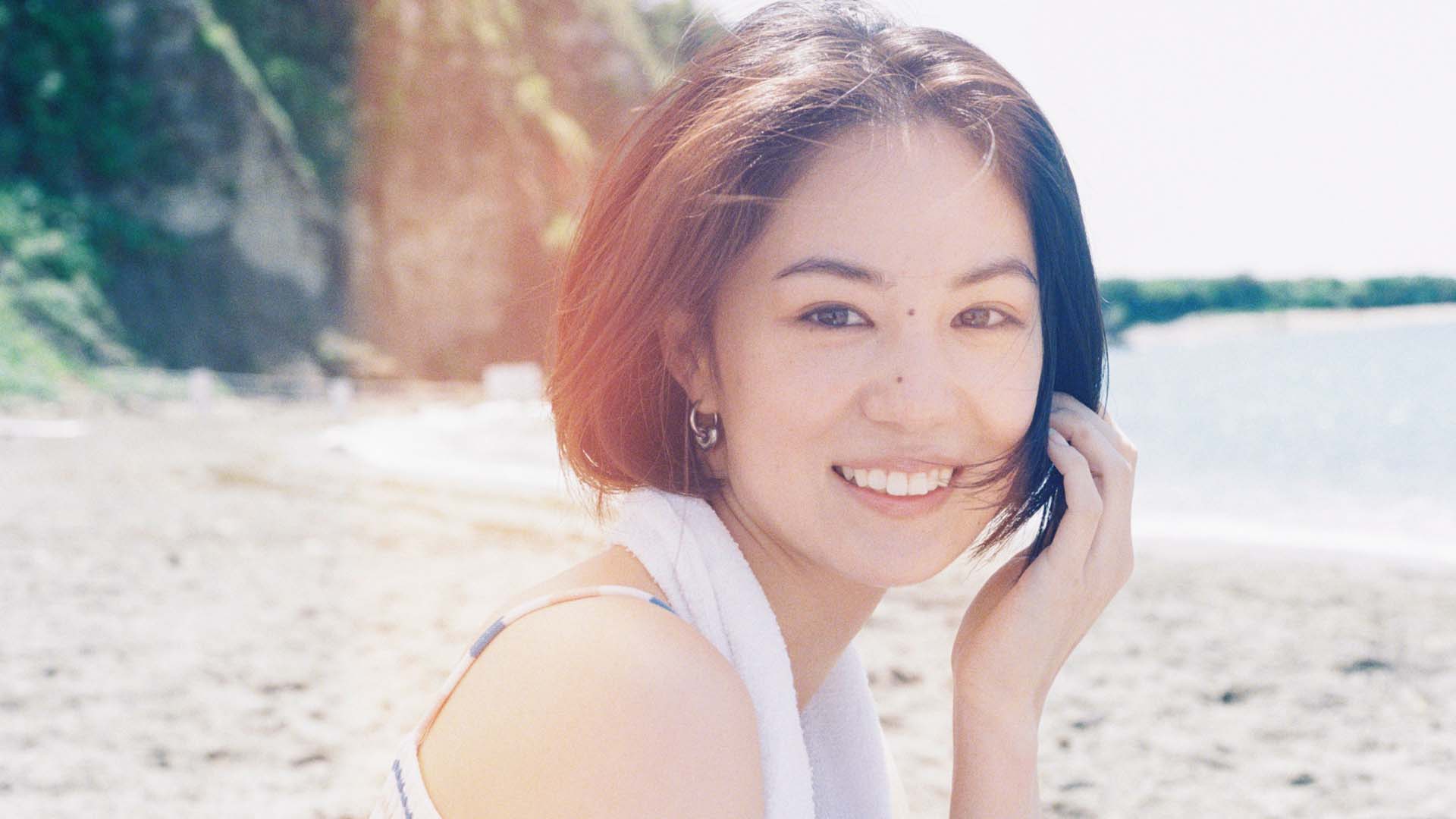 笑顔の女性